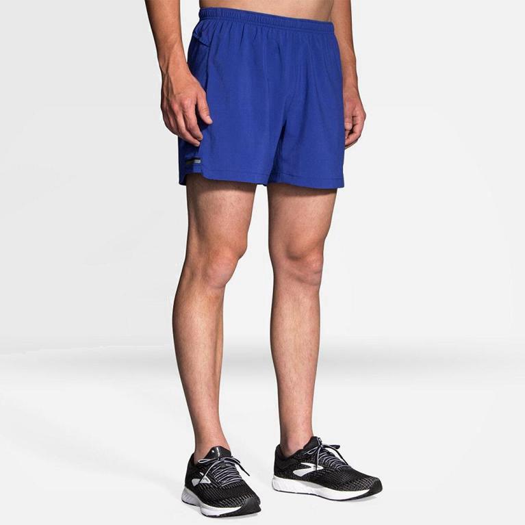 Brooks Sherpa 5 Löparshorts Herr 687215-RLD Blå